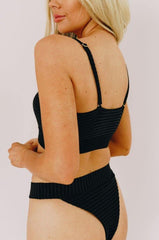 Knit Textured Bikini Set Areous