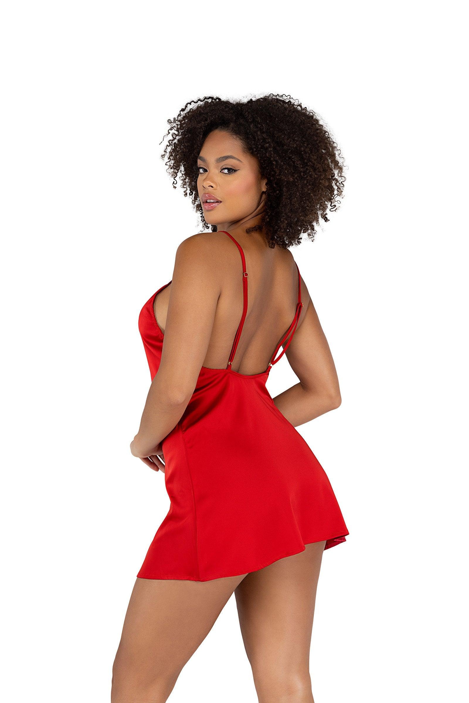 LI504 - Soft Satin Chemise Areous