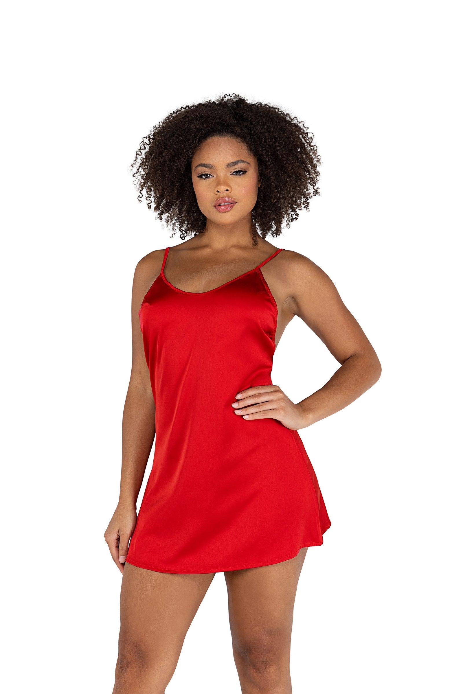 LI504 - Soft Satin Chemise Areous