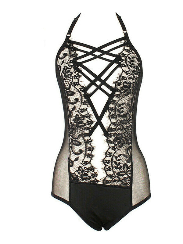 Lace Hollow Fun Underwear Areous