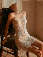 Lace Perspective Temptation Sling Nightdress Areous