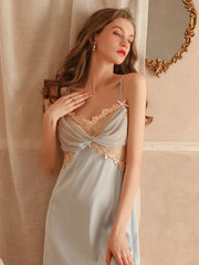 Lace See-through Temptation Backless Pajamas Areous