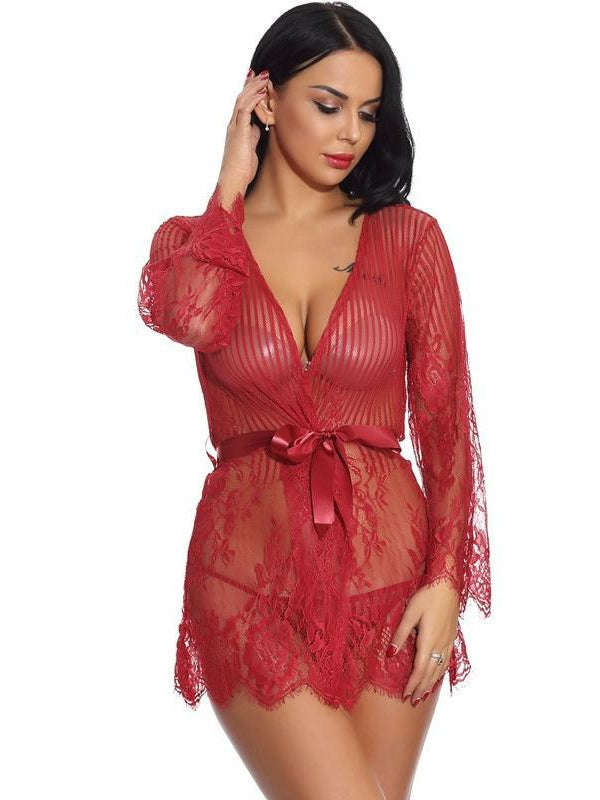 Lace Thin Ladies Home Wear Areous