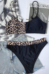 Leopard Patchwork Bikini Areous