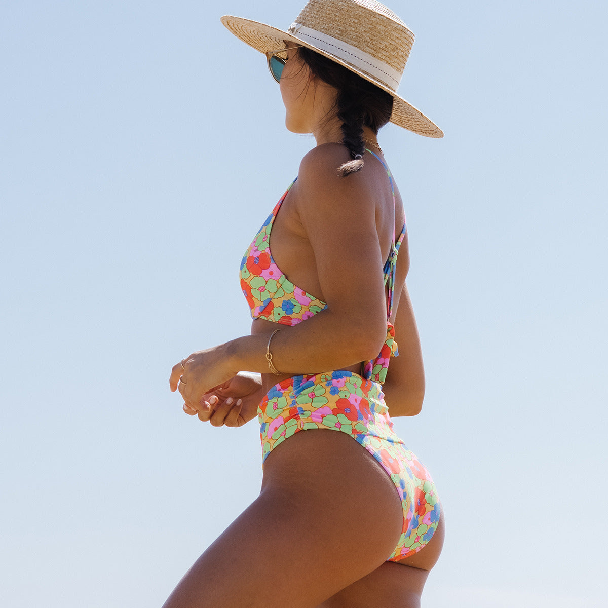 Living For The Sun High Waist Bikini Set Areous