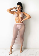 Mesh Beachwear Bathing Sets Without Underpants TR-1125 Areous