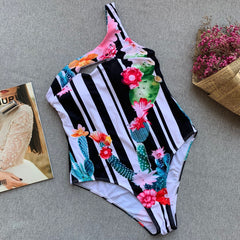 One-Piece Flower Swimwear Areous