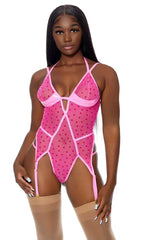 Pink Affair of Hearts Teddy Areous