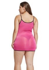 Plus Size 2pc Cut Out Lingerie Set Areous