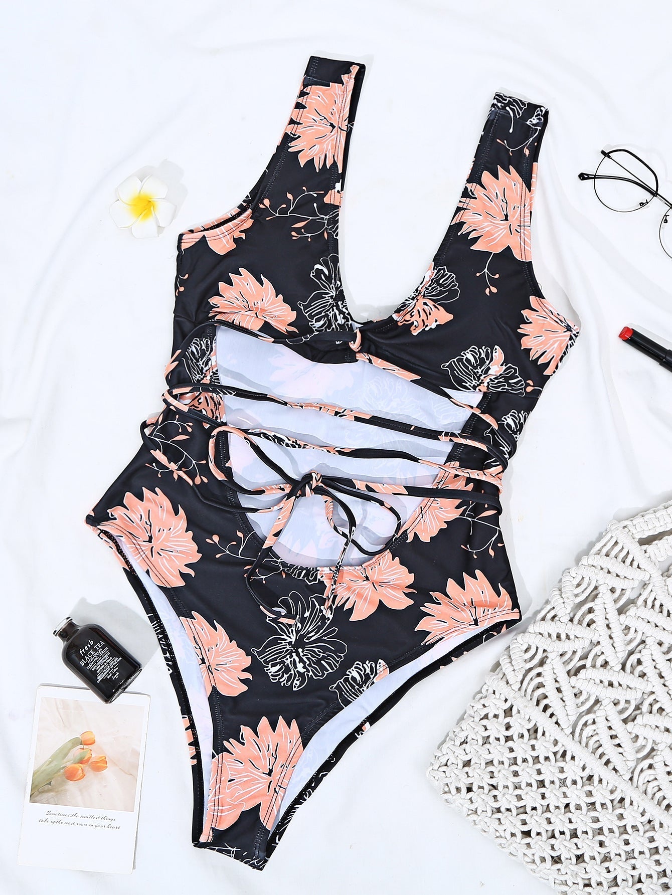 Pull It Together Twisted One Piece Areous