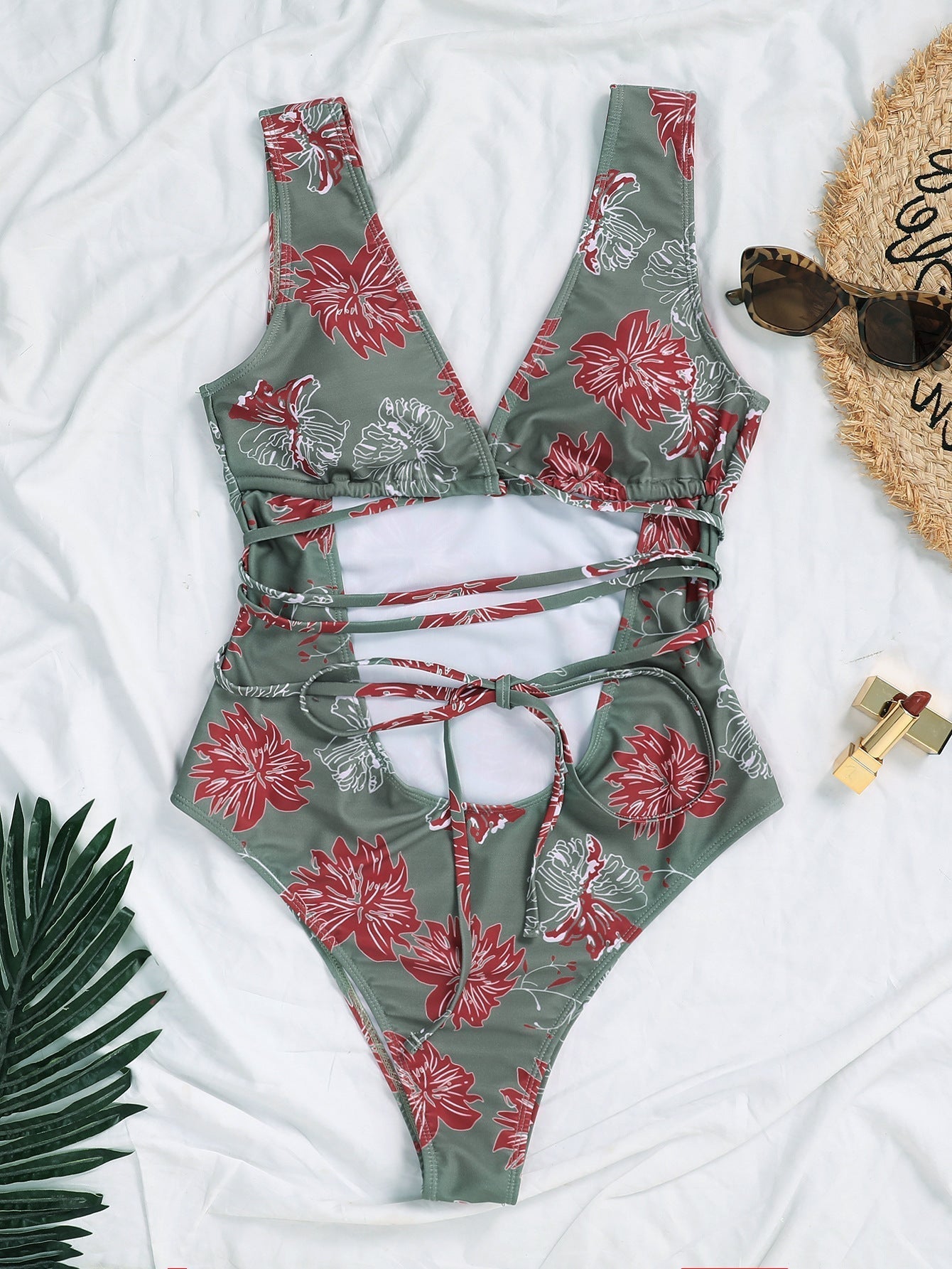 Pull It Together Twisted One Piece Areous