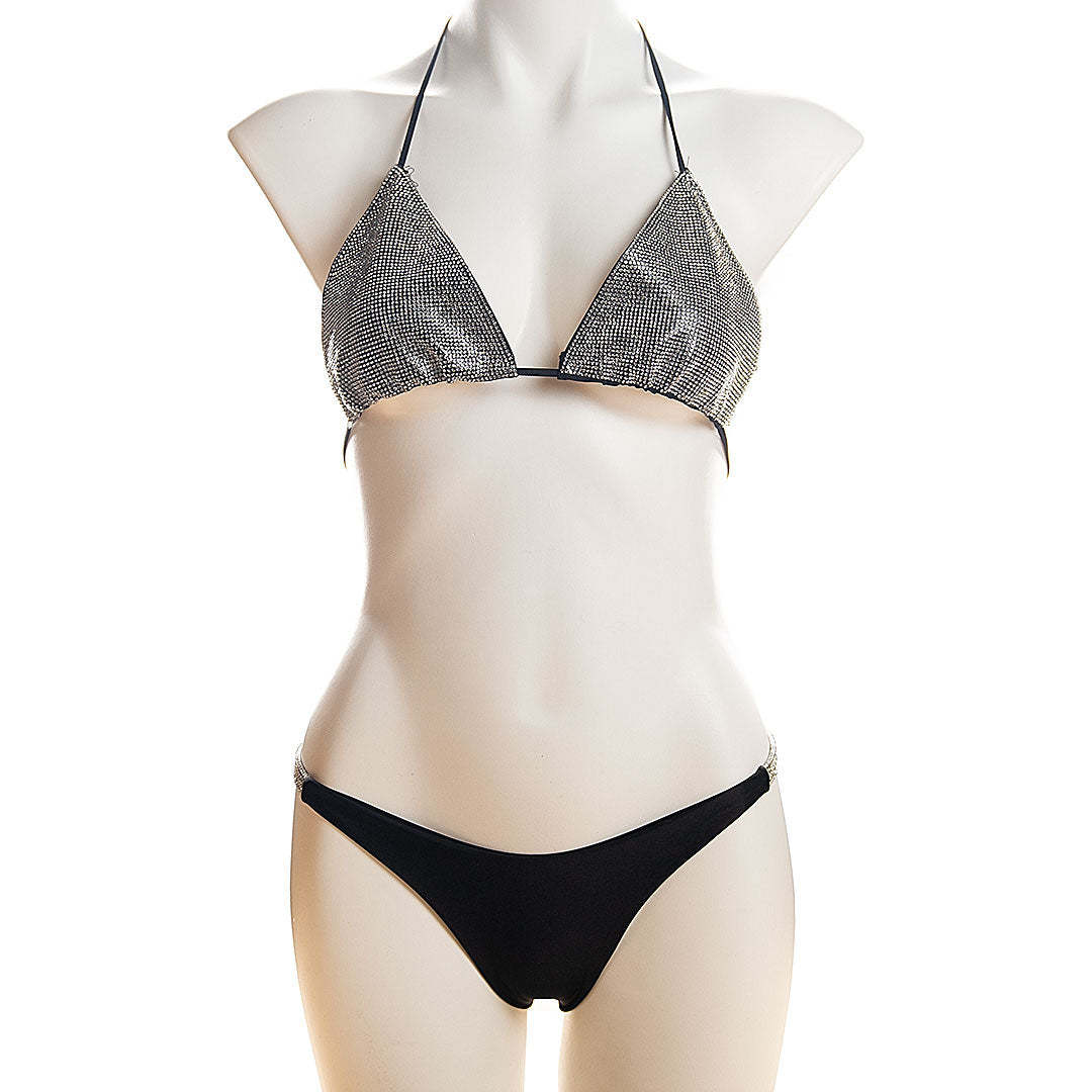Rhinestone Embellished Bikini Areous