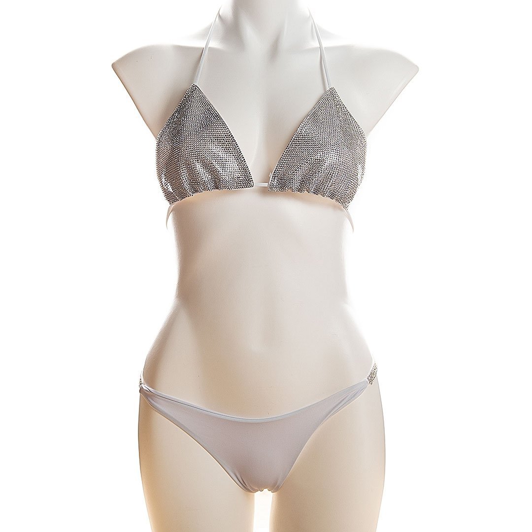 Rhinestone Embellished Bikini Areous