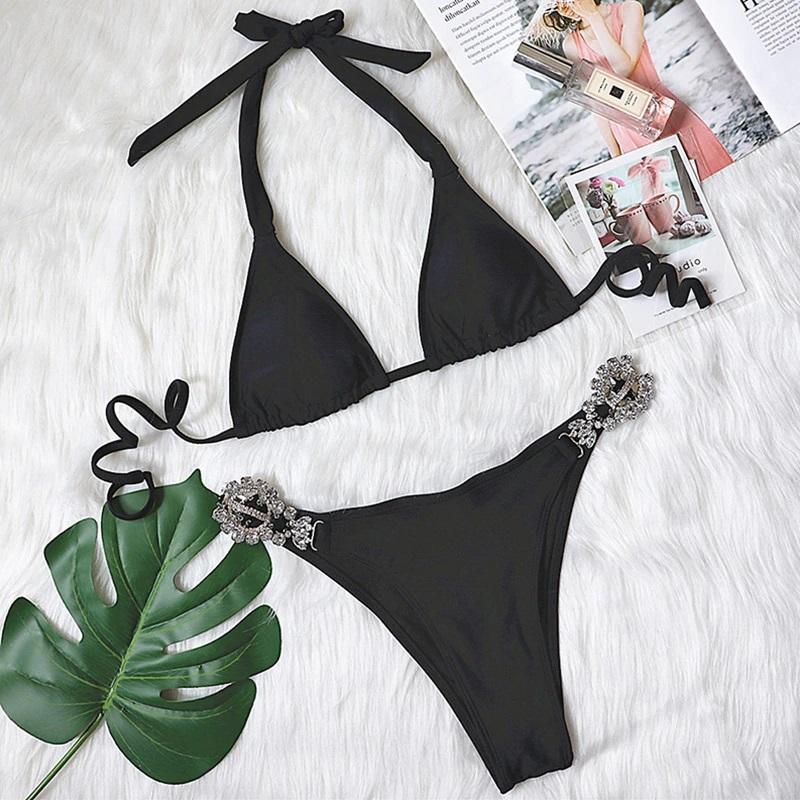 Shore Thing Embellished Bikini Areous