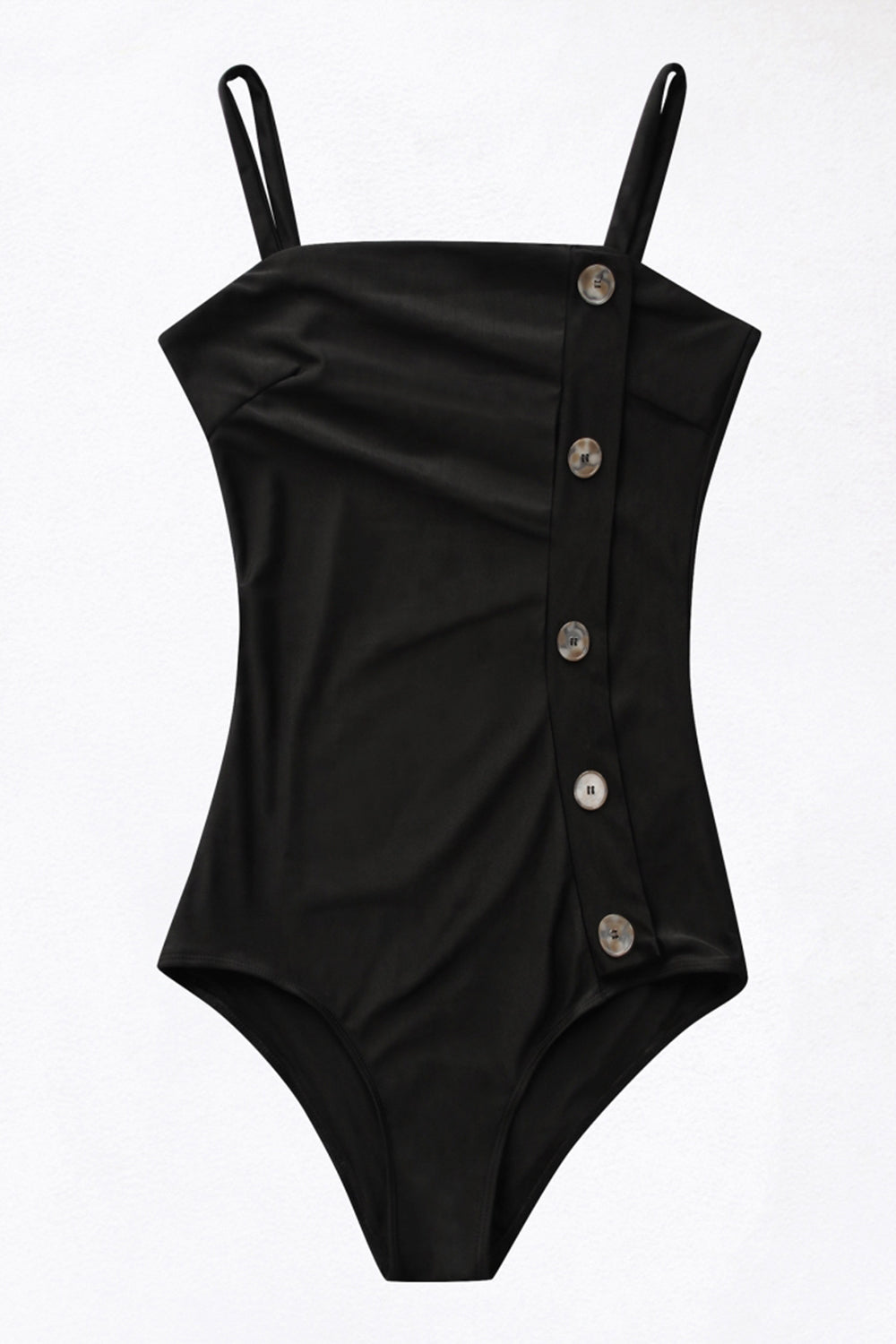 Single Breasted Backless One-Piece Swimsuit Areous