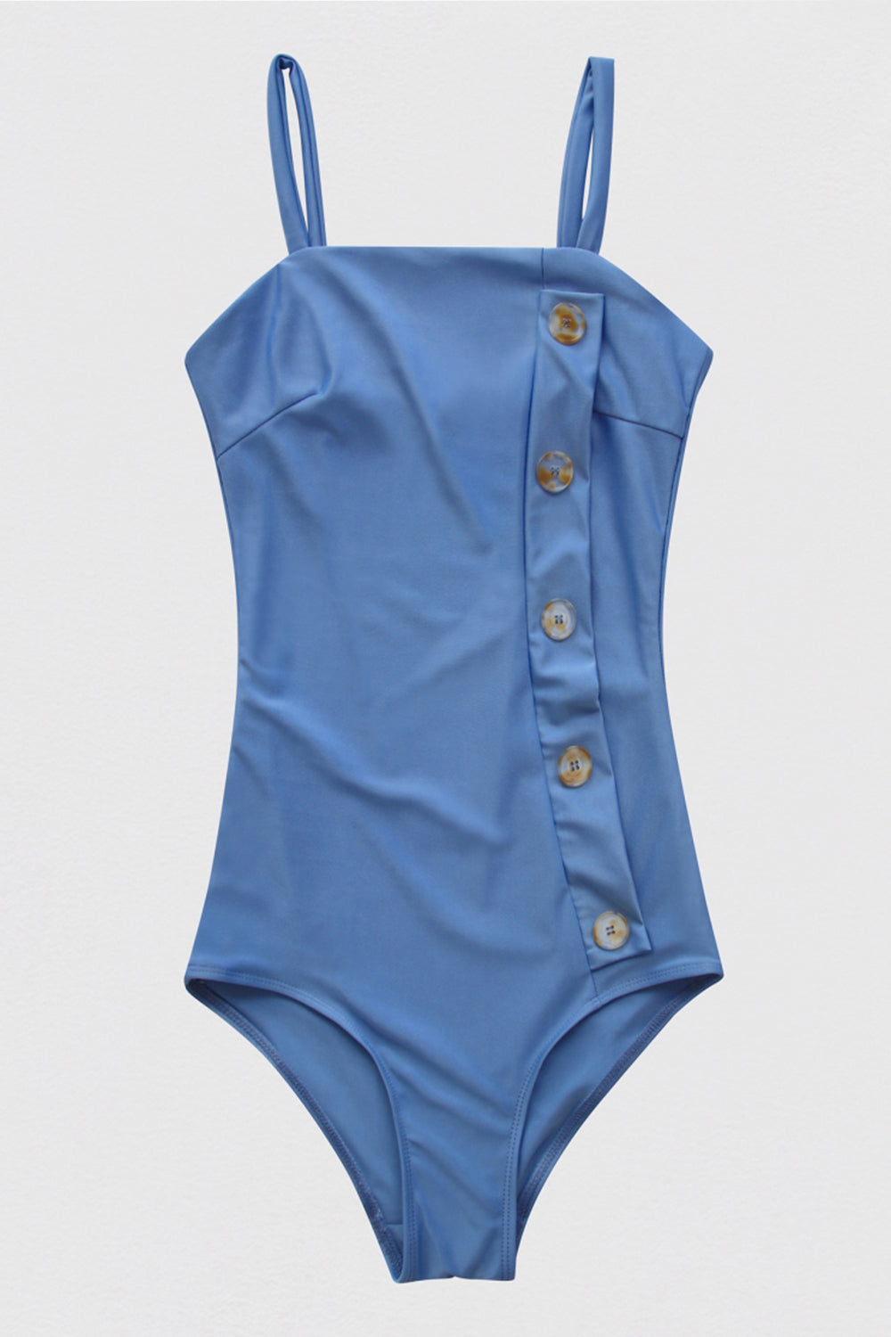 Single Breasted Backless One-Piece Swimsuit Areous