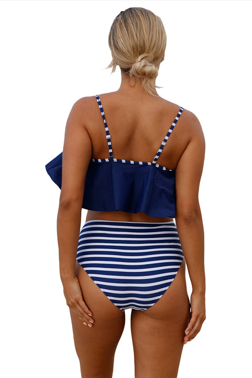 Sling Stripe Pad Bikini Set Areous