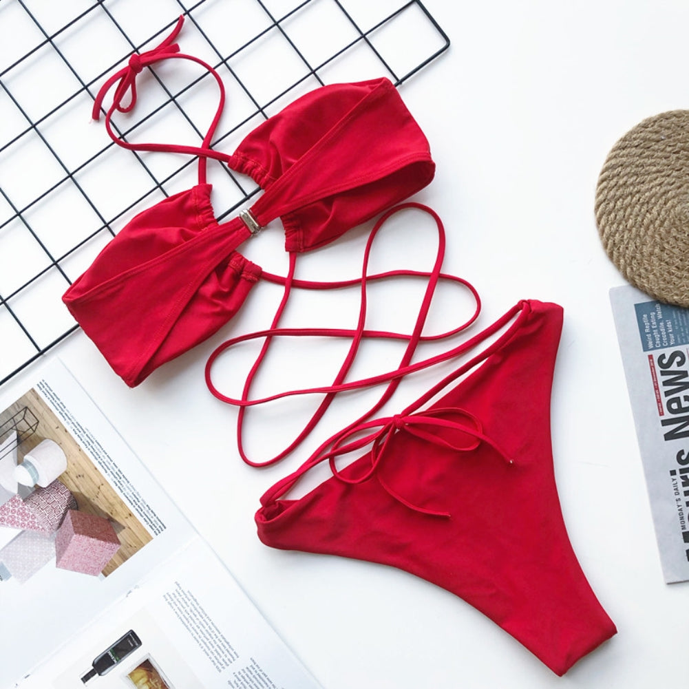 Straps Cross Brazilian Swimwear Areous