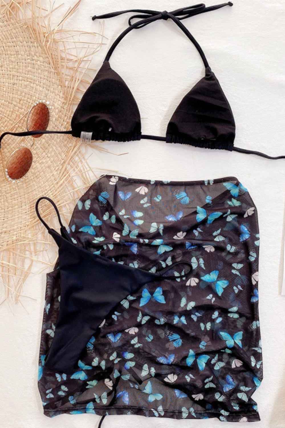 Three-Piece Drawstring Bikini Areous