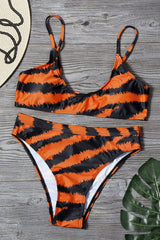 Tiger Stripe Bikini Set Areous