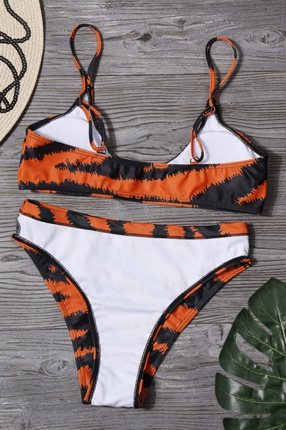 Tiger Stripe Bikini Set Areous