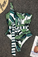 Tropical Leaves One Piece Areous