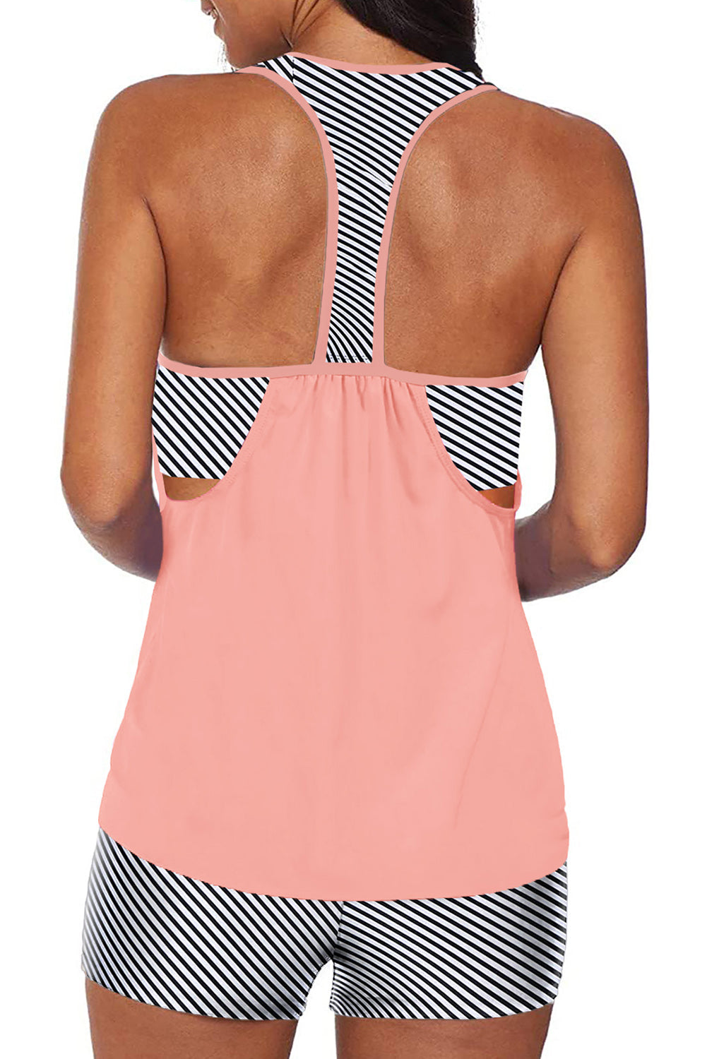 Print High Waist Swim Bottom
