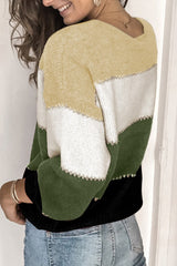 Pullover Colorblock Sweater