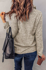 Quarter Zip Pullover Sweatshirt