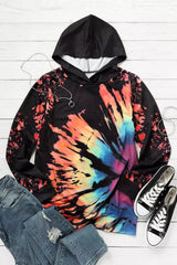Reverse Tie Dye Rainbow Hoodie
