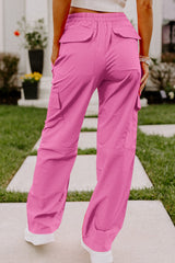 Rose High Waist Cargo Trousers