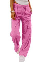 Rose High Waist Cargo Trousers