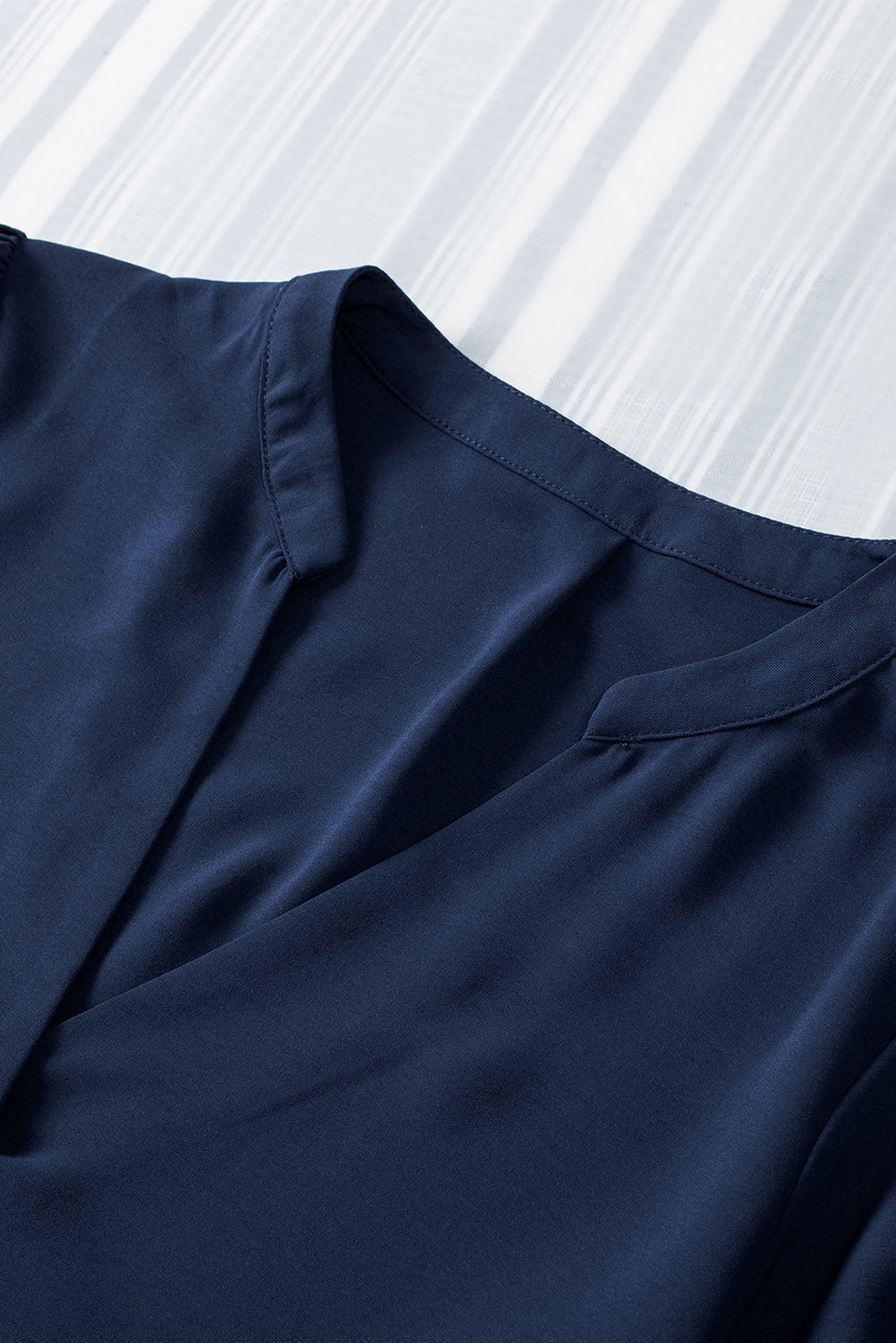 Ruffled Sleeve Shift Dress