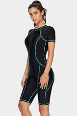 Seam Contoured Zip Front Wetsuit