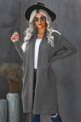 Slouchy Pocketed Knit Longline Cardigan