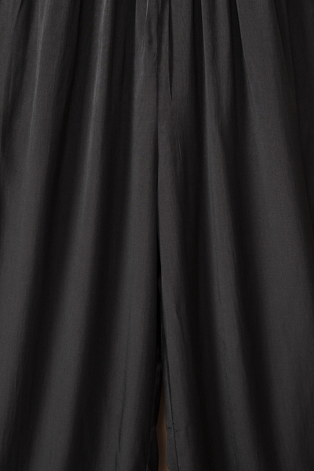 Smocked Pocketed Ruffled Sleeveless Wide Leg Jumpsuit