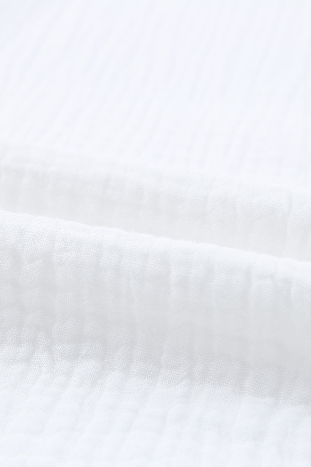 White Loose Fit Tunic Long Sleeve Shirt
