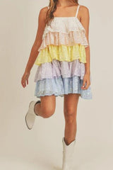 Buddy Love Disco Tiered Sequin Dress