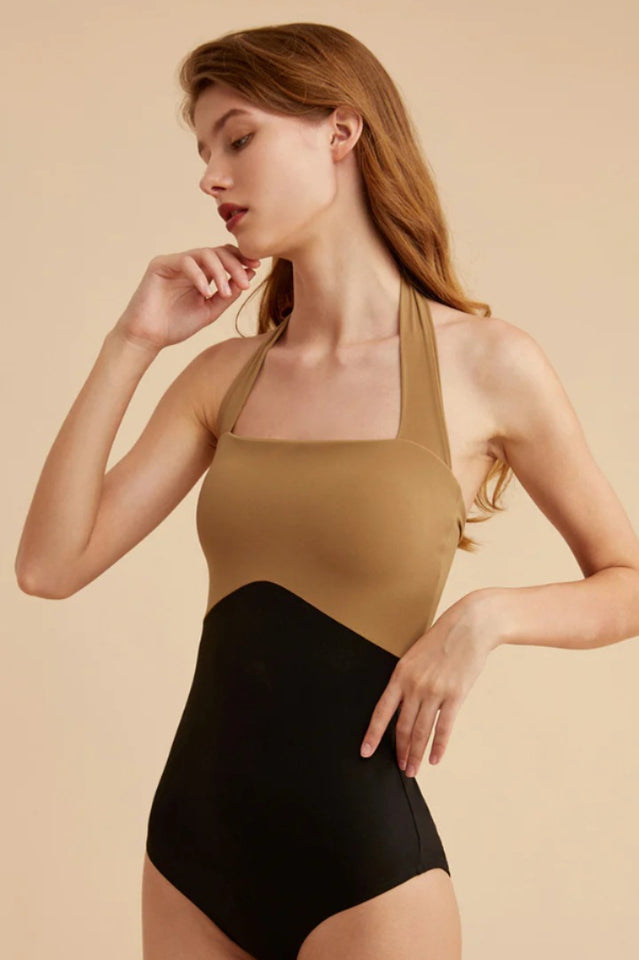 Quinn Halter Neck One Piece Swimsuit