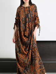 Remember Me Round Neck A-line Dress