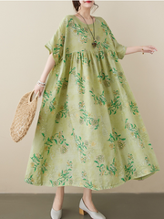 The Lost Heart Round Neck Smock Dress