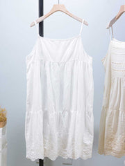 Steal the look Cotton Embroidery Slip Vest