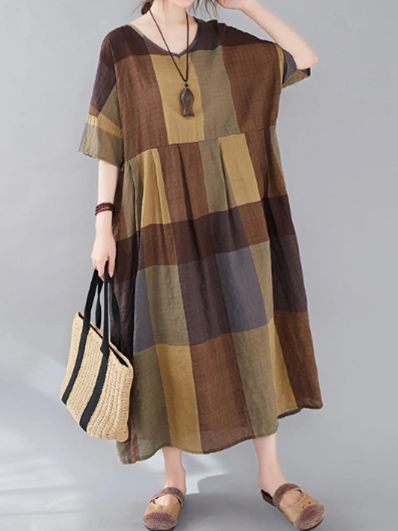 So Long To Life Smock Dress