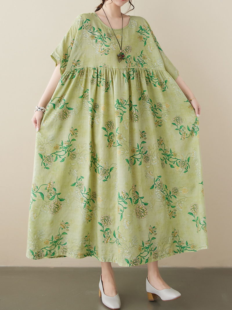 The Lost Heart Round Neck Smock Dress
