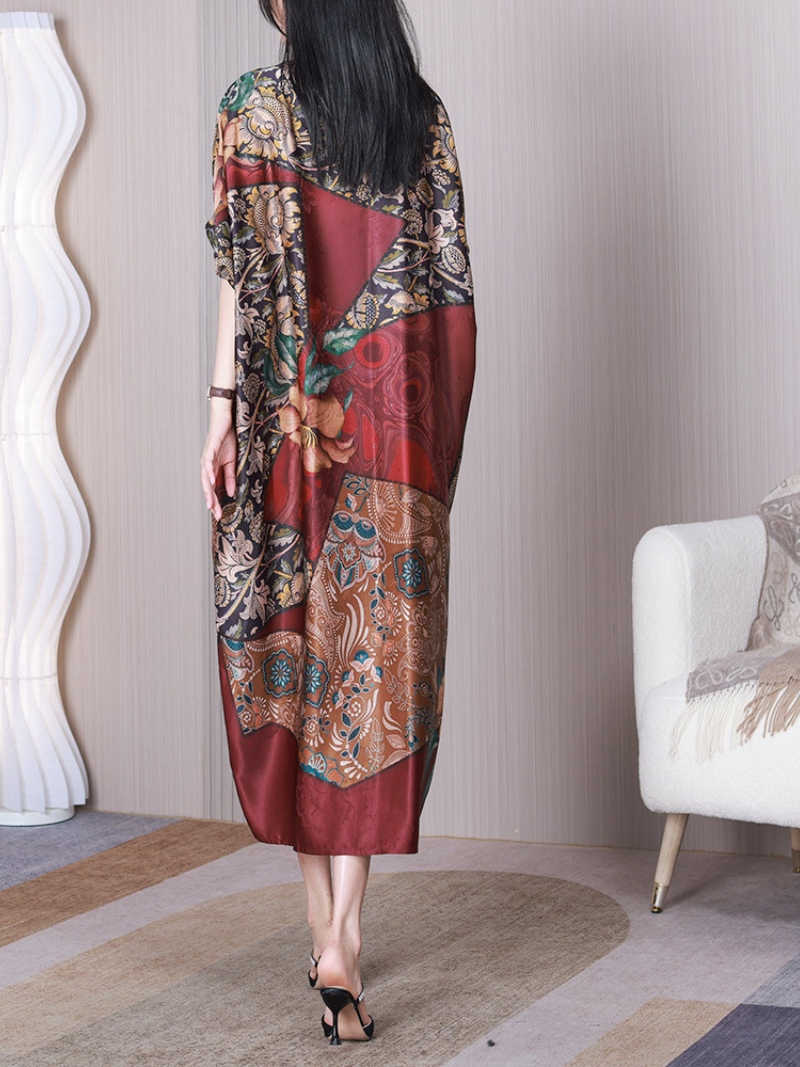 Tried So Hard V-neck Loose A-line Dress