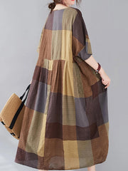 So Long To Life Smock Dress