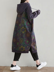 Smile You Fake Hooded Dress