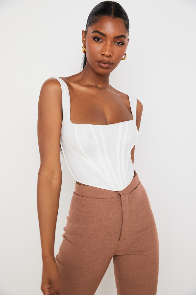 Mesh Corset Top