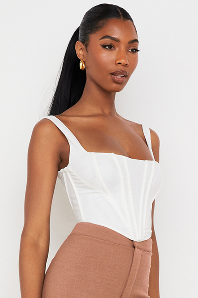 Mesh Corset Top