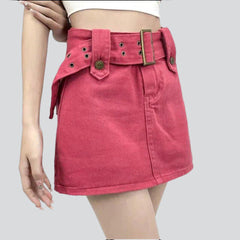 Women's denim skirt